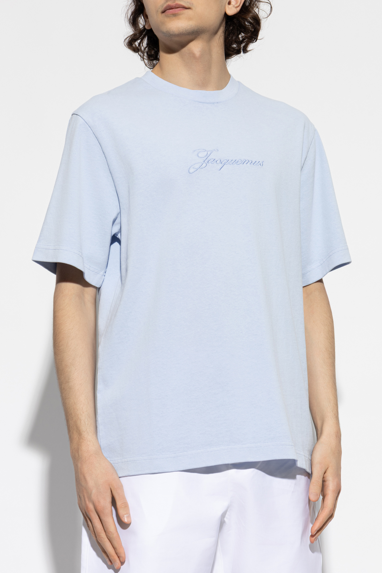 Jacquemus T-shirt with embroidered logo | Men's | Vitkac